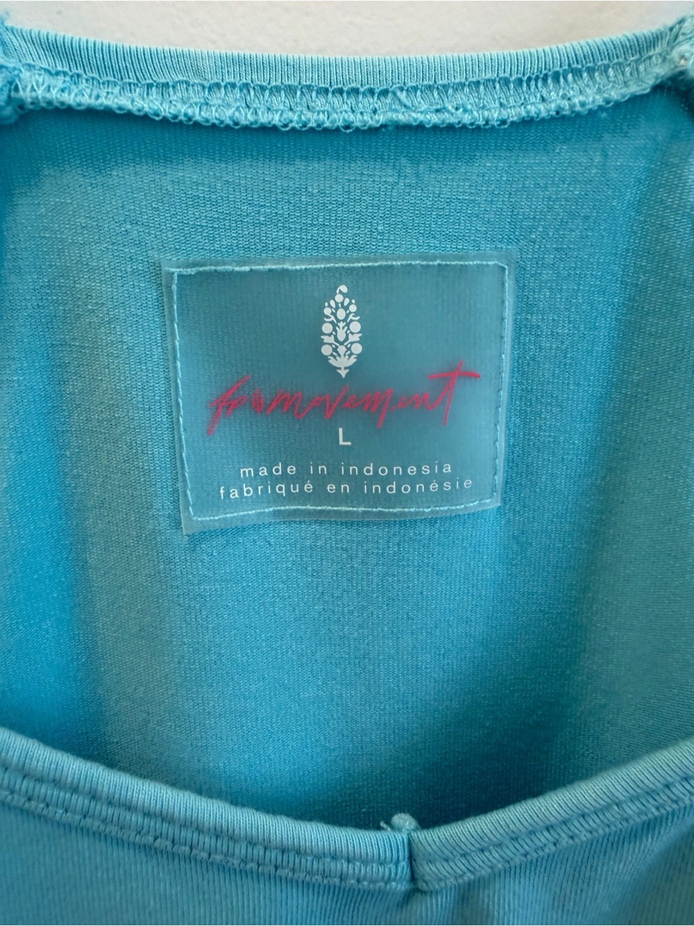 Free People Movement Women’s Hot Shot Mini Dress Blue size Large - Picture 5 of 6
